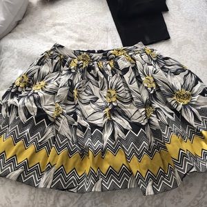 Alice and Olivia floral skirt